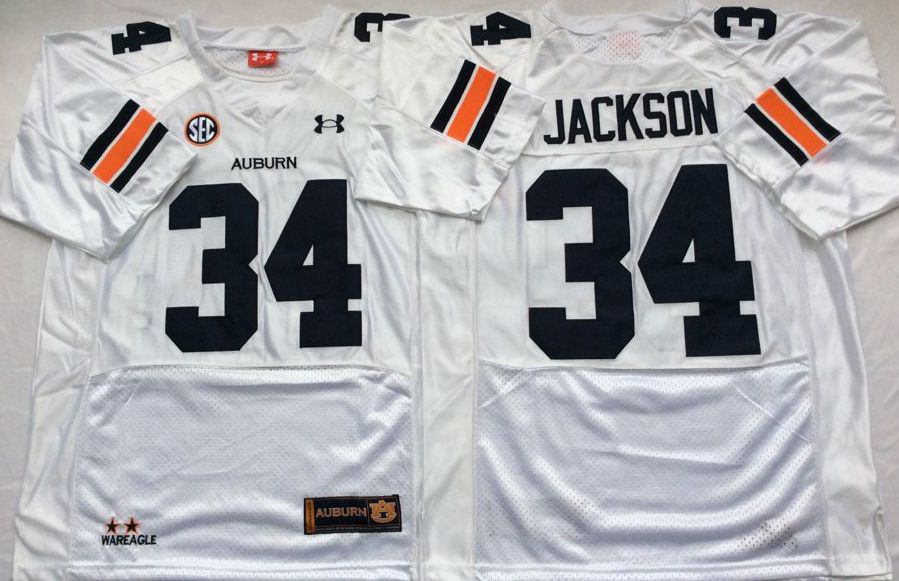 Men Auburn Tigers #34 Jackson White 2025 NCAA Jersey style 1->ncaa teams->NCAA Jersey